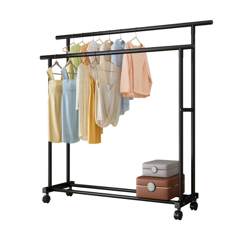 Modern Metal Coat Hanger Free Standing Coat Rack with Storage