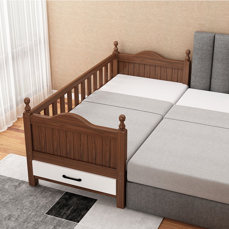 Brown Traditional Nursery Bed No Changing Table Included Wood Day Bed