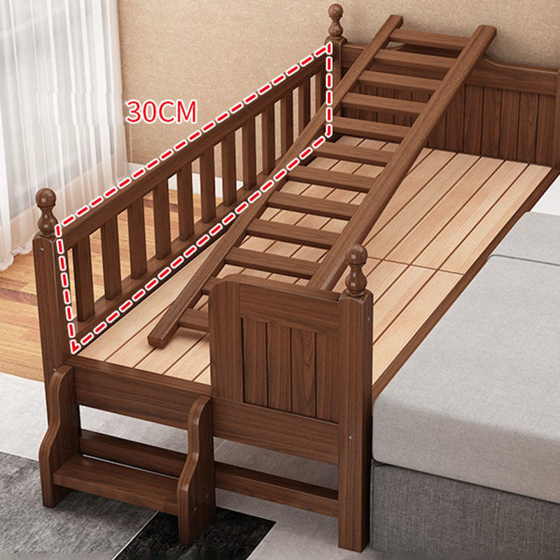 Brown Traditional Nursery Bed No Changing Table Included Wood Day Bed