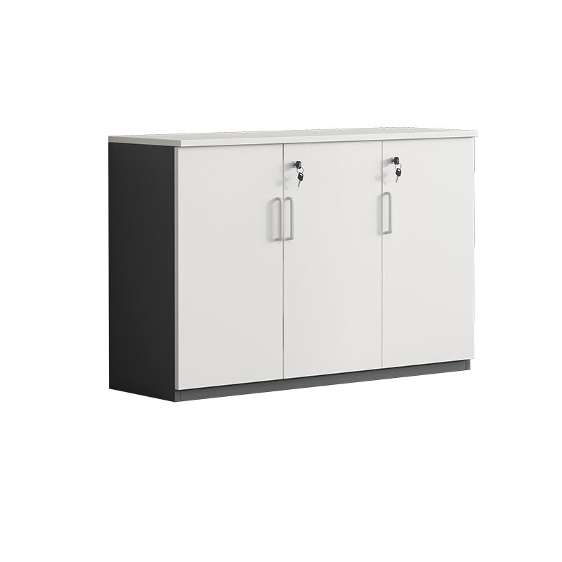 Nordic File Cabinet Contrast Panel Storage Shelves Metal Locking Drawers File Cabinet