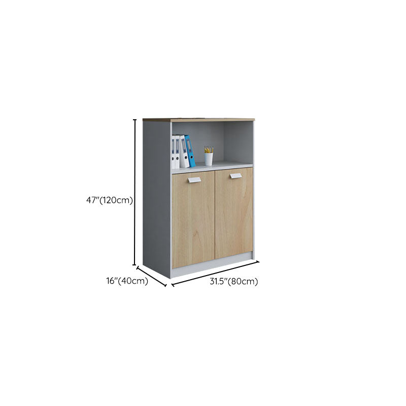 Nordic Style Lateral File Cabinet Wood File Cabinet for Home Office