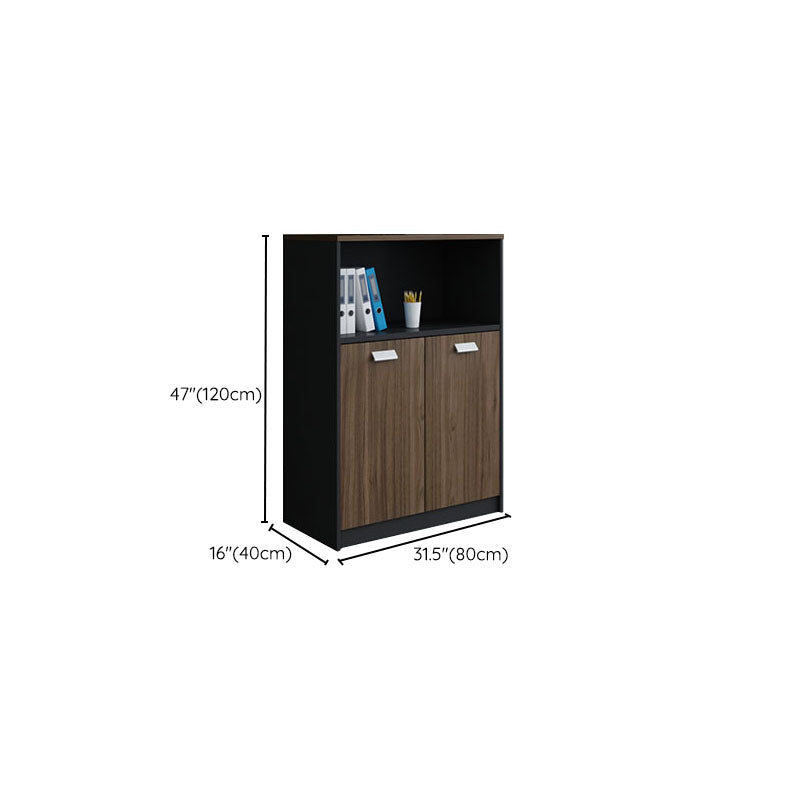 Nordic Style Lateral File Cabinet Wood File Cabinet for Home Office