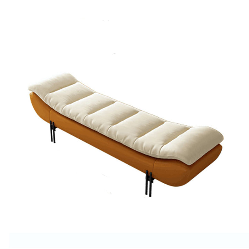 Modern Cushioned Seating Bench Entryway and Bedroom Bench , 18" W