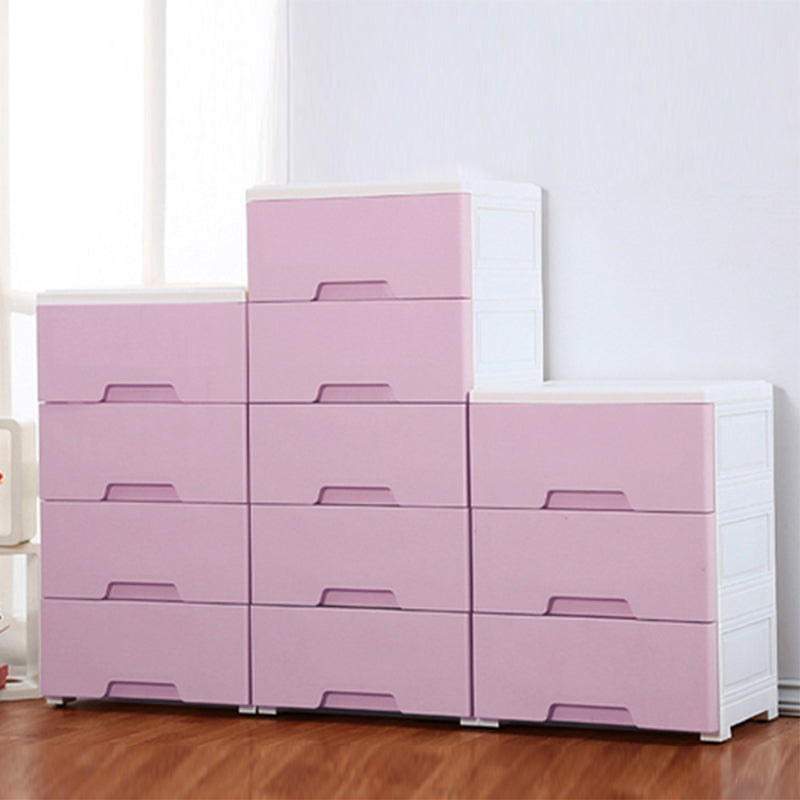 12.48 Inch Width Modern Nursery Dresser Chest Kids Nightstand with 5 Drawers