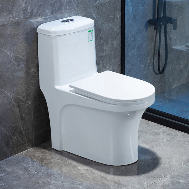 Modern Ceramic White Flush Toilet Floor Mounted Urine Toilet for Washroom