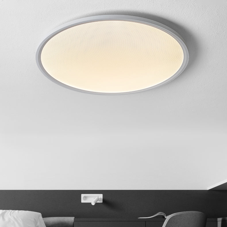 Minimalism LED Flush Mount Ultra-Slim Ceiling Light Fixture with Metal for Bedroom