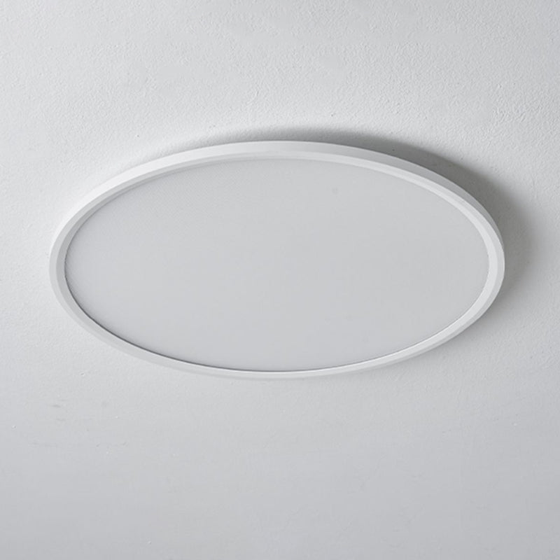 Minimalism LED Flush Mount Ultra-Slim Ceiling Light Fixture with Metal for Bedroom