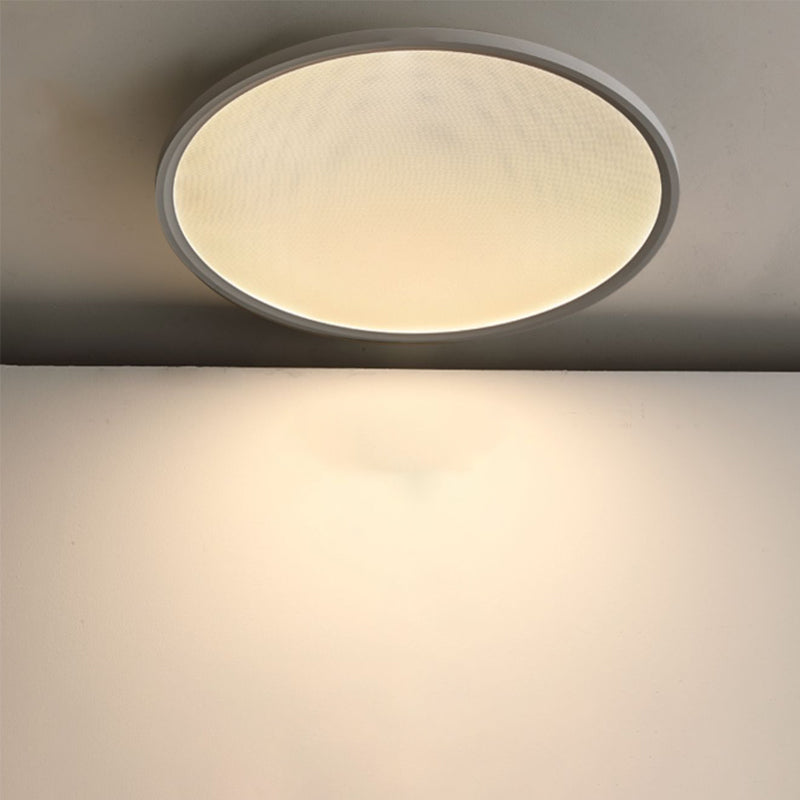 Minimalism LED Flush Mount Ultra-Slim Ceiling Light Fixture with Metal for Bedroom