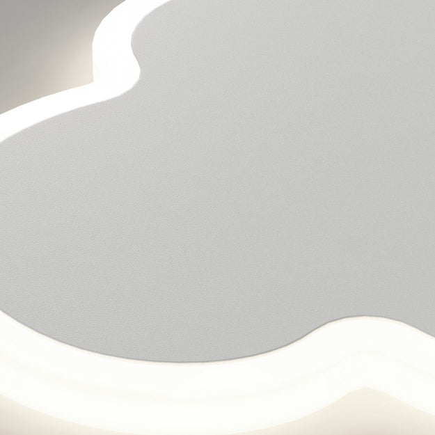 Cloud Shape Ceiling Mount Light LED Ceiling Light with Acrylic Shade for Living Room