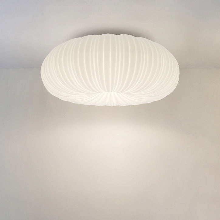 LED Flush Mount Lighting Contemporary White Shaded Ceiling Light for Home