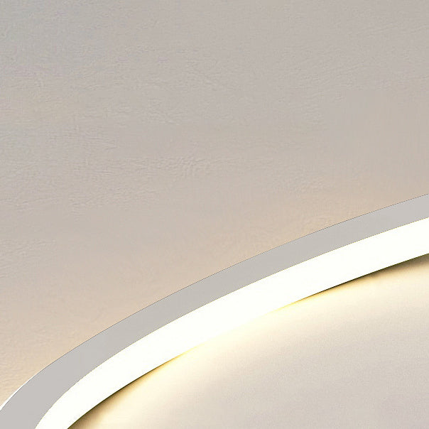 Modern Ceiling Mount Lamp Multi Lights LED Ceiling Light with Silica Gel Shade for Bedroom