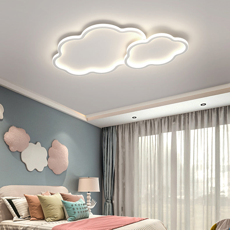 LED Ceiling Light Modern White Ceiling Mount Lamp for Living Room