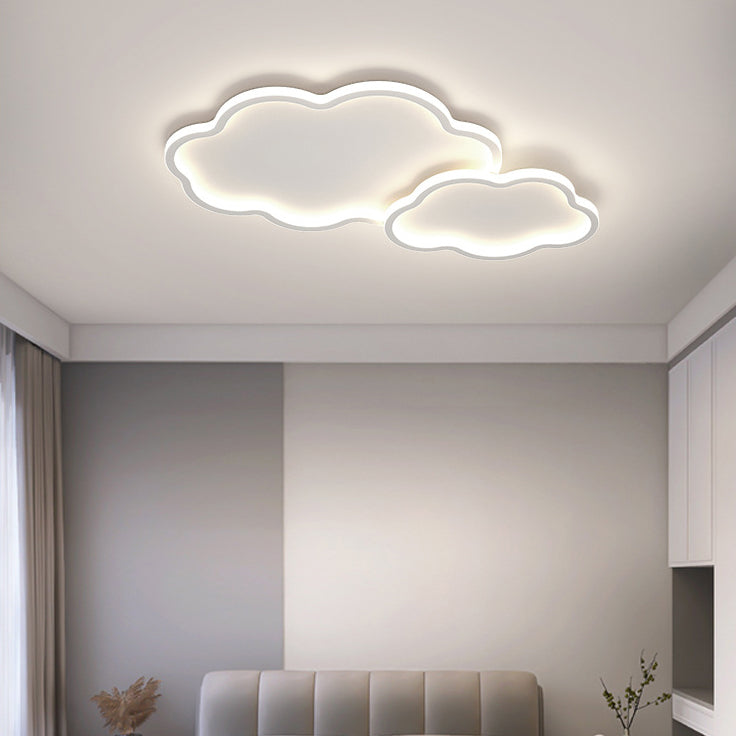 LED Ceiling Light Modern White Ceiling Mount Lamp for Living Room