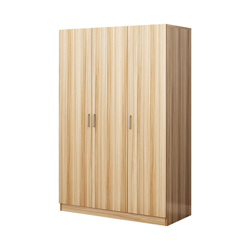 Wooden Kids Closet Cloth Rod Included Wardrobe Closet with Doors