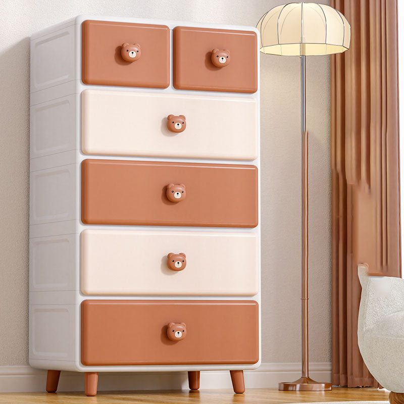 Plastic Bedroom Armoire with Drawer Urban Wardrobe Armoire for Home