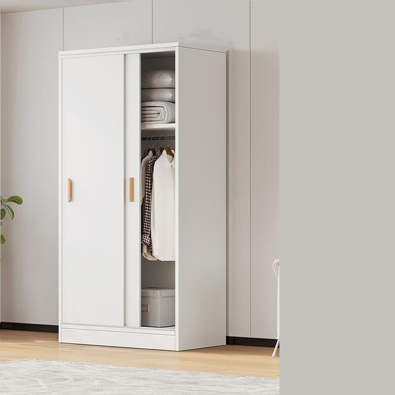 Manufactured Wooden Kids Closet Modern Style Bedroom Wardrobe Closet with Sliding Door