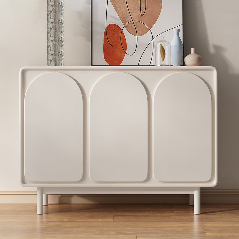 Modern & Contemporary Side Board Wood Sideboard Table with Cabinets