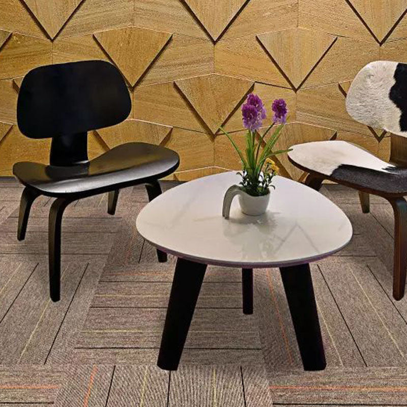 Carpet Tile Fade Resistant Non-Skid Solid Color Loose Lay Carpet Tiles Dining Room