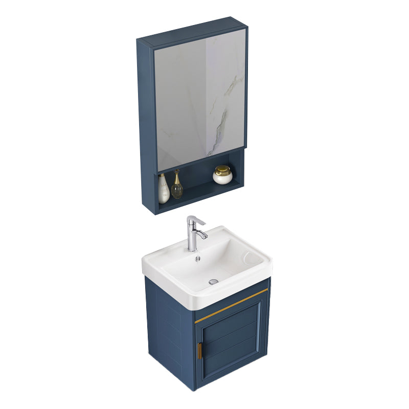 Bathroom Vanity Set Ceramic Sink Drawer Mirror Vanity with Faucet