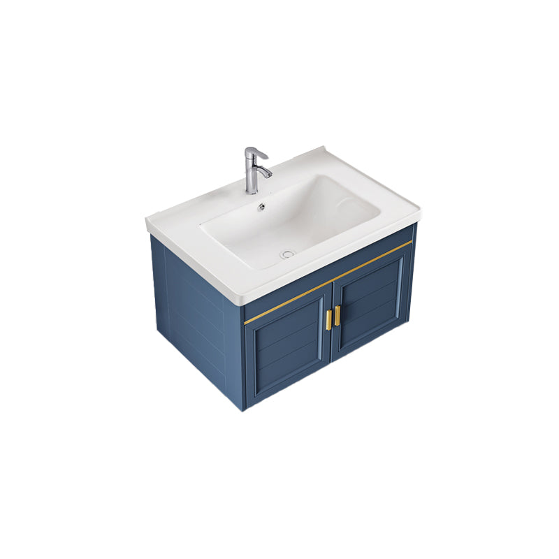 Bathroom Vanity Set Ceramic Sink Drawer Mirror Vanity with Faucet