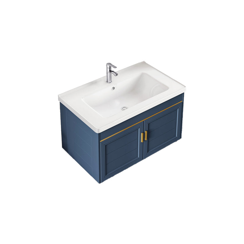 Bathroom Vanity Set Ceramic Sink Drawer Mirror Vanity with Faucet