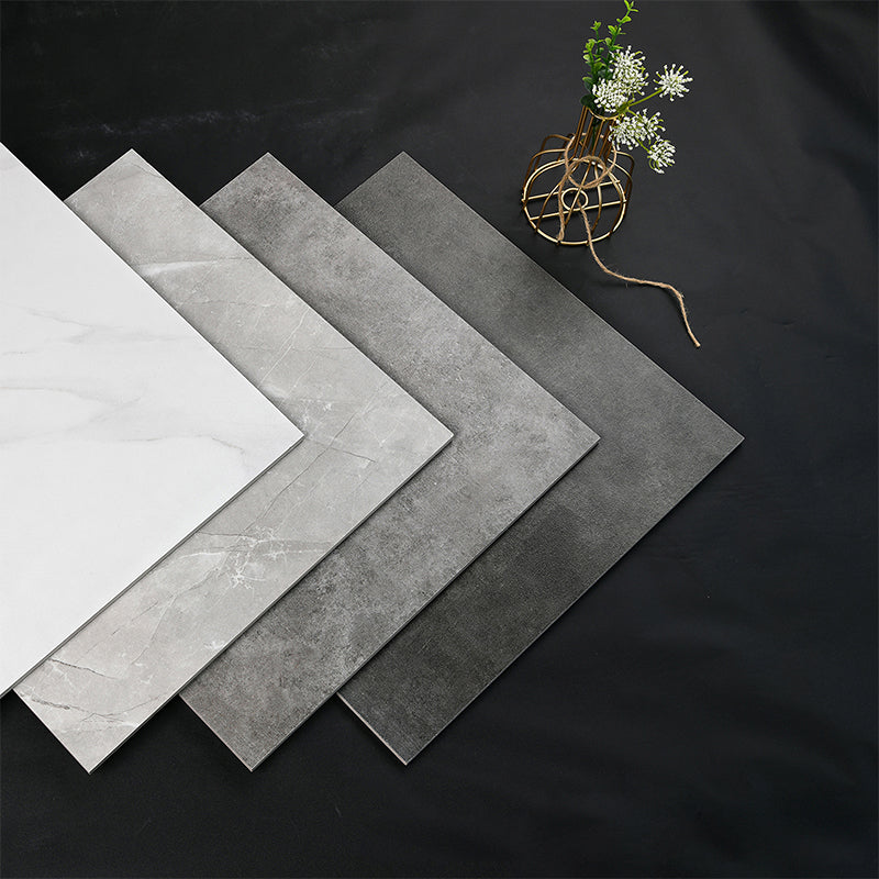 Square Wall and Floor Tile Straight Edge Pure Color Wall and Floor Tile