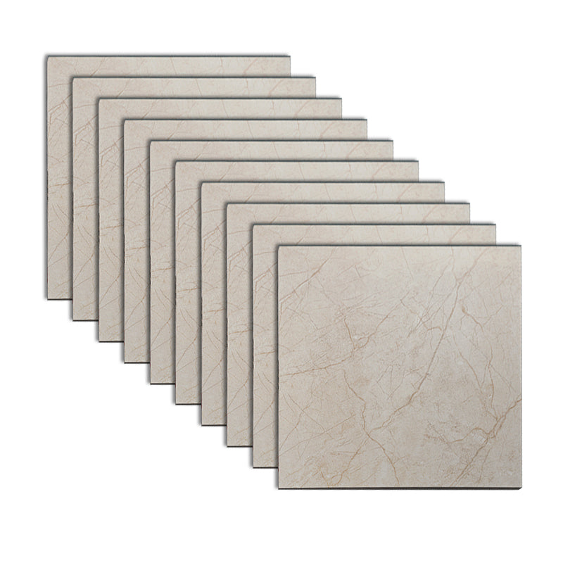 Square Wall and Floor Tile Straight Edge Pure Color Wall and Floor Tile