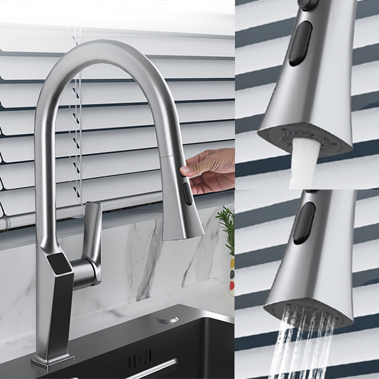 Metal Kitchen Faucet Pull down Sprayer Kitchen Faucet with Single Handle