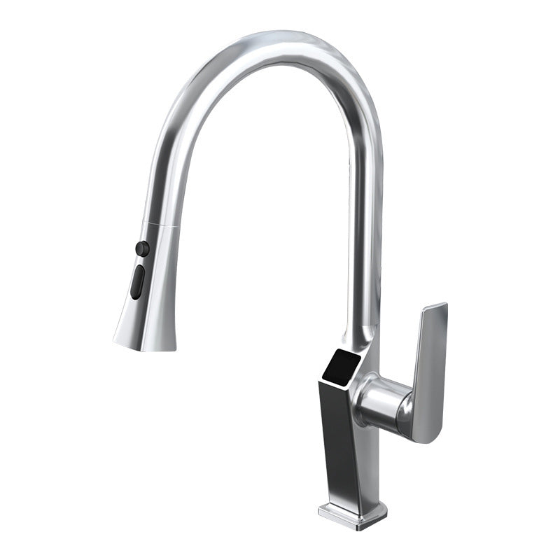 Metal Kitchen Faucet Pull down Sprayer Kitchen Faucet with Single Handle