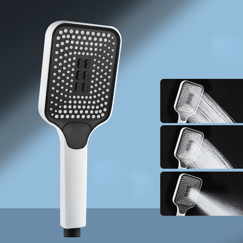 Modern Handheld Shower Head Square Three-speed Fall Resistance Spray Head