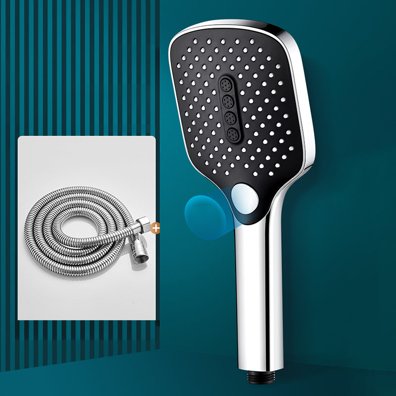 Contemporary Handheld Supercharged Shower Head Square Spray Head