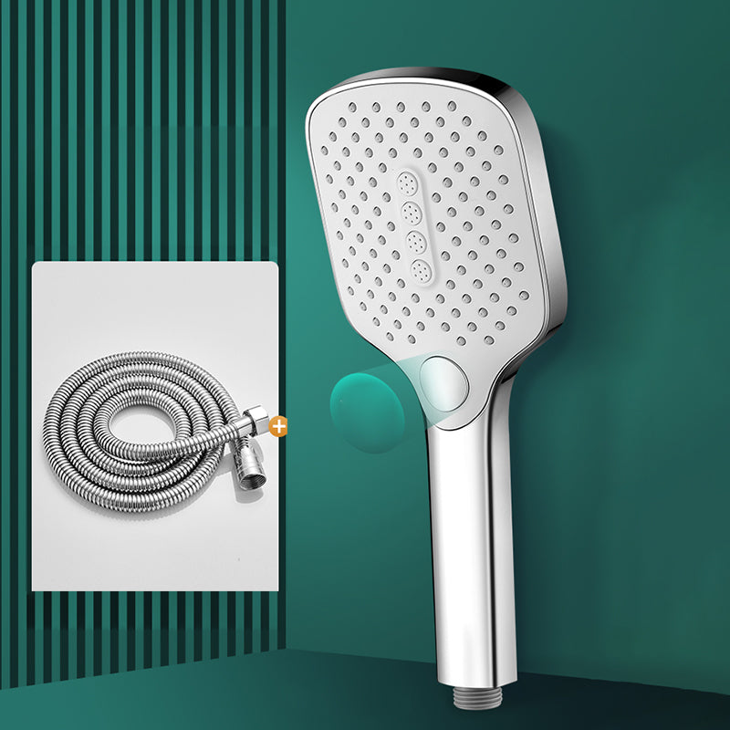 Contemporary Handheld Supercharged Shower Head Square Spray Head