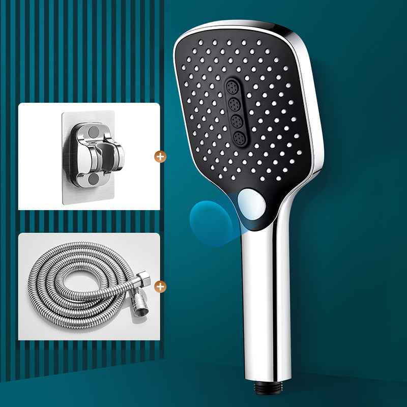 Contemporary Handheld Supercharged Shower Head Square Spray Head