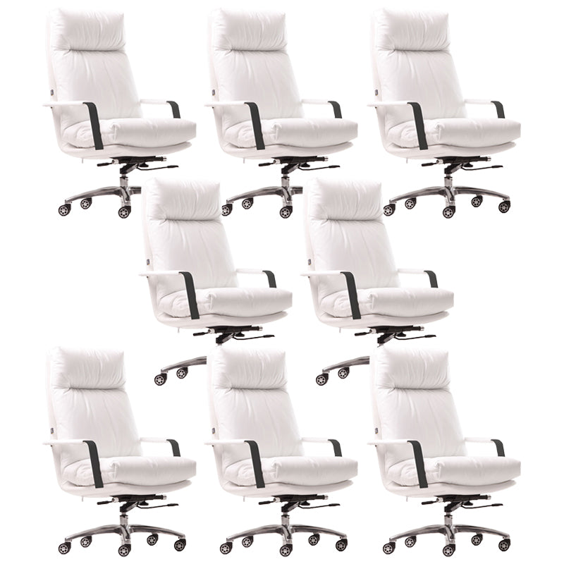 Modern Fixed Arms Office Chair No Distressing Ergonomic Chair