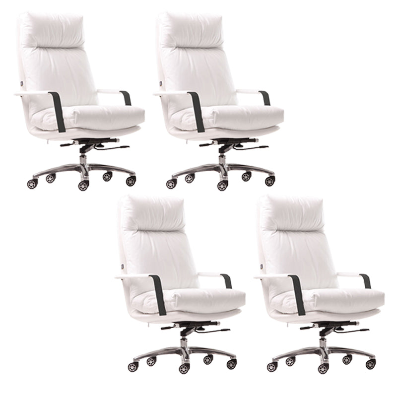 Modern Fixed Arms Office Chair No Distressing Ergonomic Chair