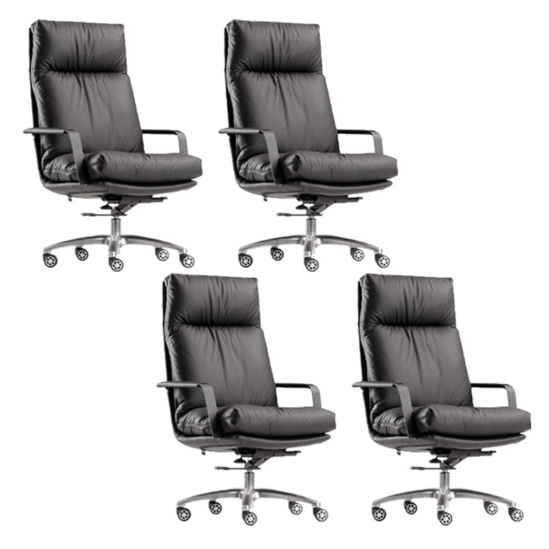 Modern Fixed Arms Office Chair No Distressing Ergonomic Chair