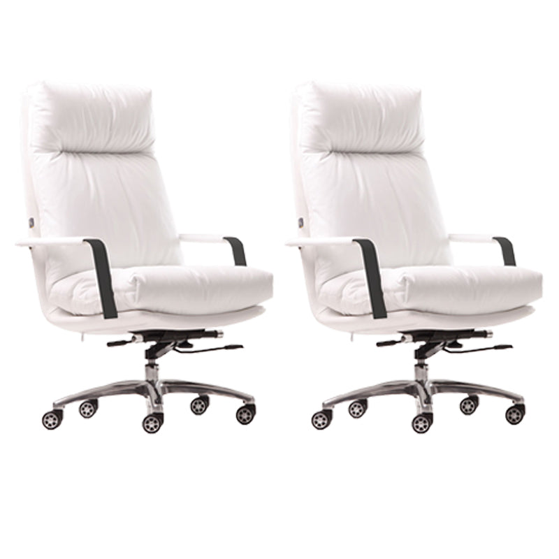 Modern Fixed Arms Office Chair No Distressing Ergonomic Chair