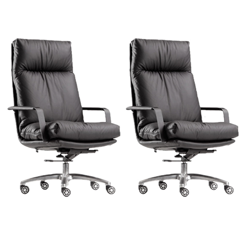 Modern Fixed Arms Office Chair No Distressing Ergonomic Chair