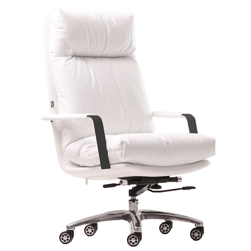 Modern Fixed Arms Office Chair No Distressing Ergonomic Chair