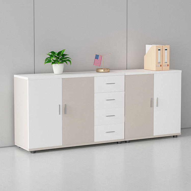 Scandinavian Style Lateral Filing Cabinet Wood File Cabinet for Home Office