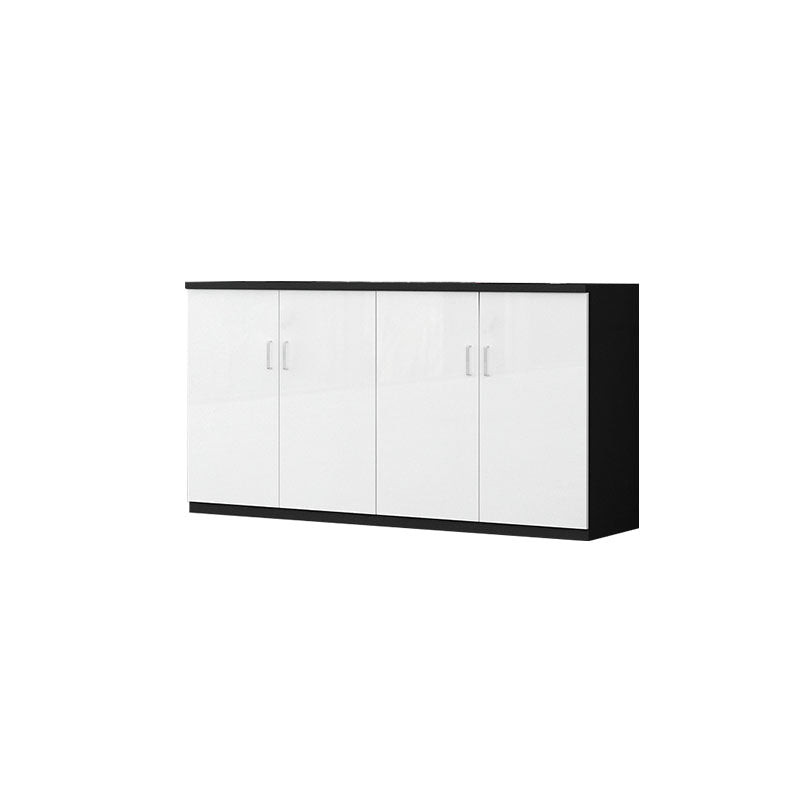 Scandinavian File Cabinet Wooden Frame Lateral File Cabinet for Office