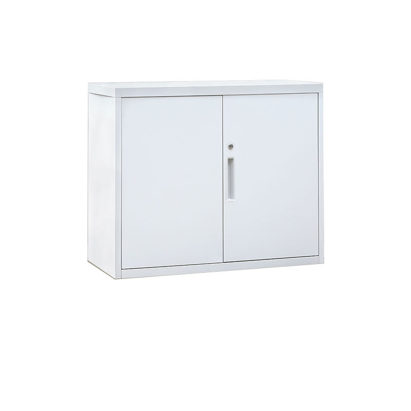 Contemporary File Cabinet Steel Frame Key Lock Lateral File Cabinet