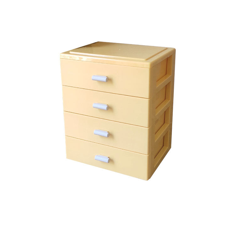 Modern Cabinet Solid Color Plastic Filing Cabinet for Home Office