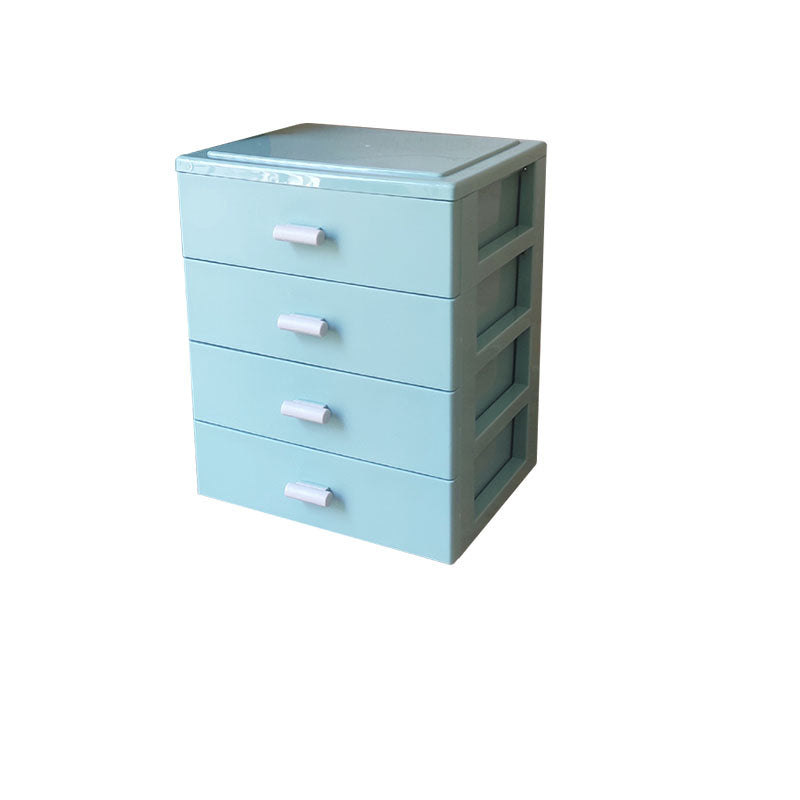 Modern Cabinet Solid Color Plastic Filing Cabinet for Home Office