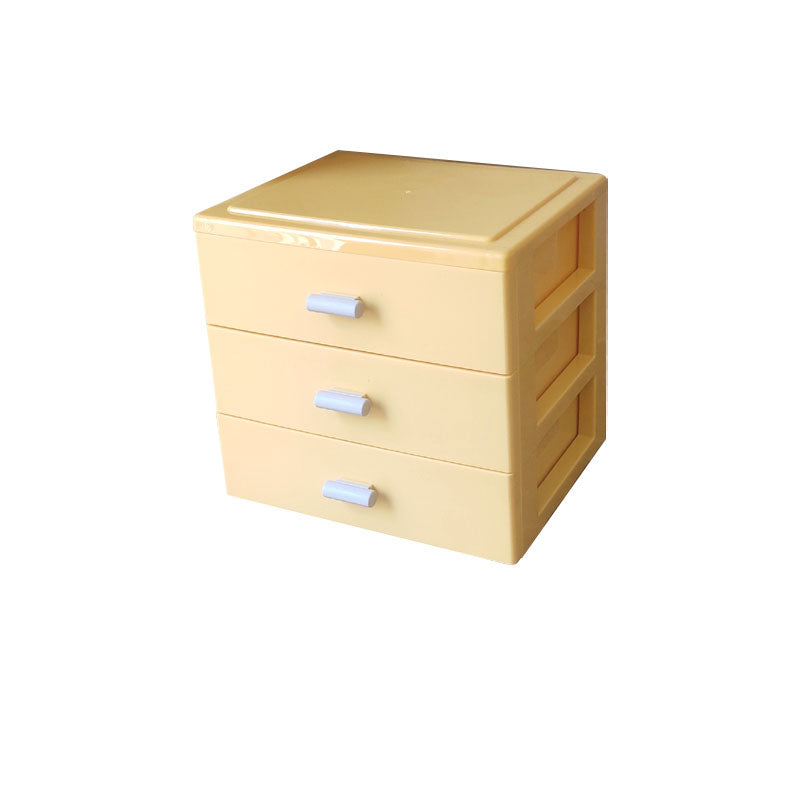 Modern Cabinet Solid Color Plastic Filing Cabinet for Home Office