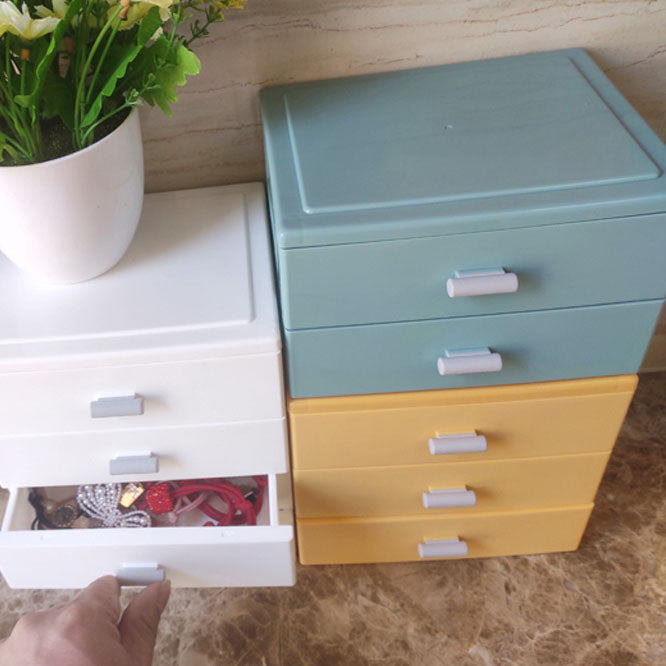 Modern Cabinet Solid Color Plastic Filing Cabinet for Home Office