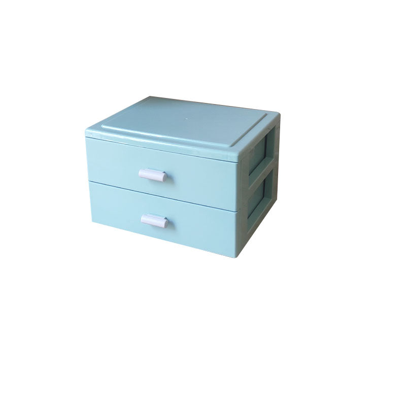 Modern Cabinet Solid Color Plastic Filing Cabinet for Home Office