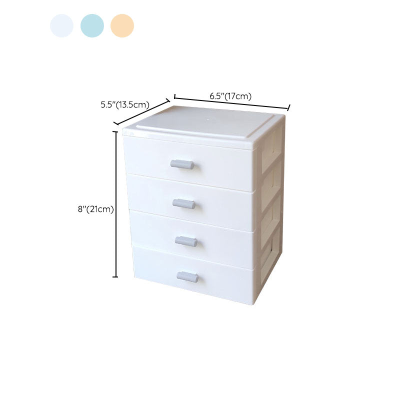 Modern Cabinet Solid Color Plastic Filing Cabinet for Home Office