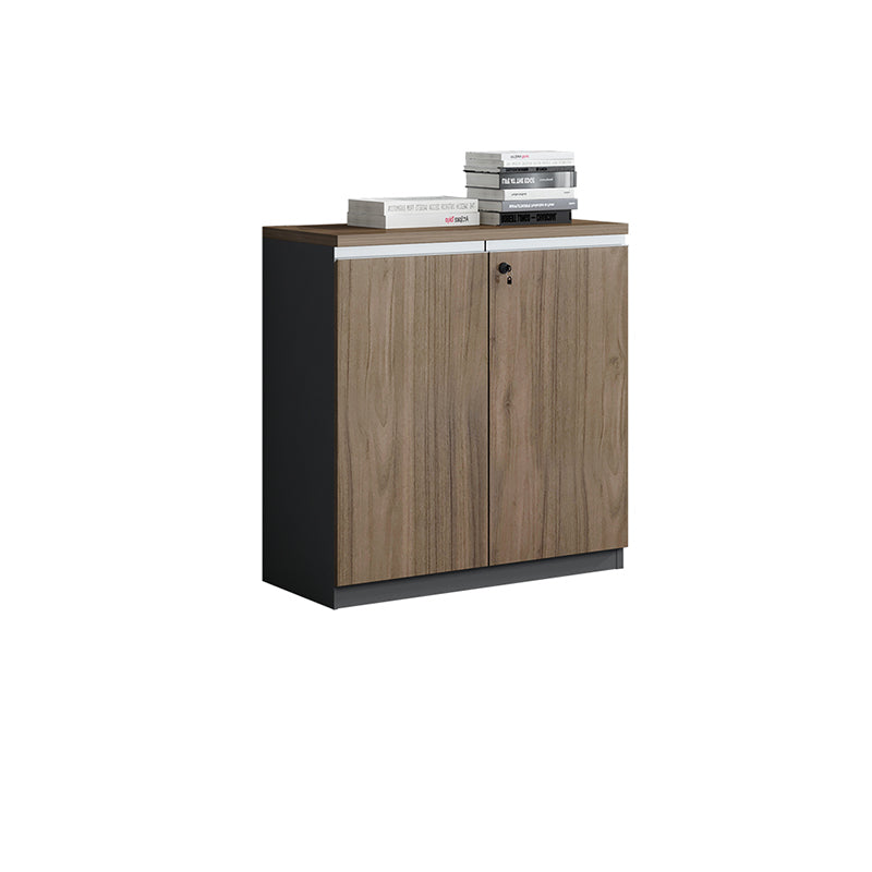 Nordic Style Lateral File Cabinet Wood File Cabinet with Locking Storage