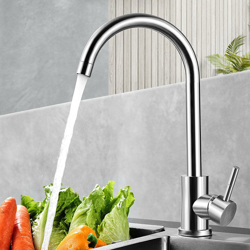 Modern Kitchen Bar Faucet Stainless Steel with Accessories Bar Prep Kitchen Faucet